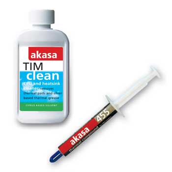 Akasa AK-MX004 Hi Performance thermal compound, (5g syringe + spreader) and TIM Clean fluid bundle