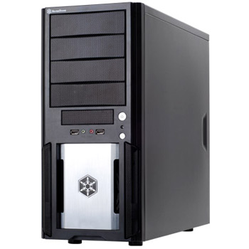Silverstone Tech. PS02B Precision Black/ Silver Mid Tower Computer Case : image 1