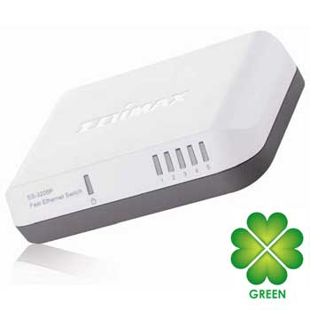 Edimax ES-3205P Super-Mini (fits in your palm) 10/100 Switch (Auto-MDI/MDI-X/Flow Control)