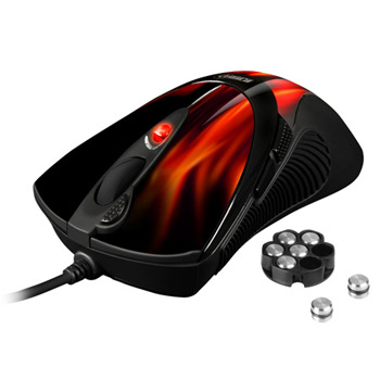 Sharkoon FireGlider Laser Mouse 3600dpi inc Weights