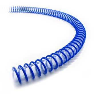 1m PrimoChill Gloss Blue Anti-Kink Coils 1/2" Compatible with 3/8" OD Hose and 1/2"