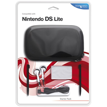 Blue Ocean Starter pack (black) (Zip Case, Headphones, Stylus, Screen Wipe) : image 1