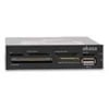 Akasa AK-ICR-07 3.5" Black Internal Multi Card Reader Incl. M2, Micro SD & USB port, OEM