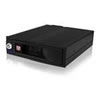 ICY BOX  IB-170SK-B, Mobile Rack for 3.5" SATA III into 5.25" Bay, 6Gbps, EasySwap, HotSwap, Lockable, Aluminium