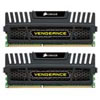 8GB (2x4GB) Corsair DDR3 Vengeance Jet Black, PC3-12800 (1600), Non-ECC, CAS 9-9-9-24, XMP, 1.50V