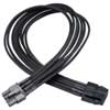 40cm Akasa AK-CBPW09-40BK FLEXA 8-pin VGA Power Extension Cable, Male to Female, Braided, Black