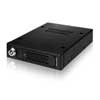 ICY DOCK ToughArmor MB991IK-B, 2.5” SAS/SATA HDD/SSD Mobile Rack for External 3.5" Drive Bay, Rugged, Lockable
