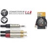 3m Stagg 3.5mm TRS Stereo Jack (Male) to RCA Phono (Male) REAN Series