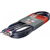 3m Stagg 3.5mm TRS Stereo Jack (M) to 2x RCA Phono (M)