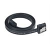 30cm Akasa PROSLIM AK-CBSA05-30BK, SATA III Data Cable, Secure Latch, 6.0 Gbp/s, Black