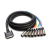 3m Hosa ANALOGUE 25 Pin D-Sub to 8x XLR3 (Male)