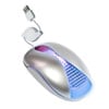 Targus Kaleidoscope Travel Mouse Silver with Retractable USB Cable 3 Button with Scroll Wheel 1000dpi