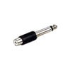 Stagg AC-PMCFH Audio Adaptors - RCA Phono (Female) to 6.3mm TRS Stereo Jack (Male)