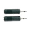 Stagg AC-PFSJMSH Audio Adaptors - 6.3mm TRS Stereo Jack (Female) to 3.5mm TRS Stereo Jack (Male)