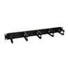 19" 1U Cable Management Bar, Black