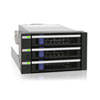 ICY DOCK FatCage MB153SP-B, 3.5" SATA/SAS RAID Backplane Cage External 5.25" Bay, HotSwap, 80mm Fan