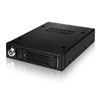 ICY DOCK ToughArmor MB991SK-B, 2.5” SAS/SATA HDD/SSD Mobile Rack for External 3.5" Drive Bay, Rugged, Lockable