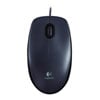 Logitech M90 Optical Mouse, High-definition optical tracking, Ambidextrous design, USB, Black