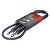 30cm Stagg 6.3mm Mono Jack (M) to 6.3mm Mono Jack (M) Patch Lead