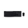 Logitech MK270 Wireless Desktop Compact Spill Resistant Multimedia Keyboard and Optical Mouse 1000dpi 2.4GHz USB
