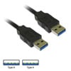 2m Scan USB 3.0 Cable - Type A (Male) to Type A (Male), Black