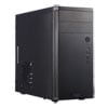 Fractal Design Core 1100, Black, Mini Tower Chassis, 1x 120mm Fan, USB 3.0, Mini-ITX/Micro-ATX, w/o PSU