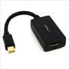 StarTech.com Mini-DisplayPort to HDMI Audio/Video Adapter Converter, 1080p, Black