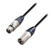 5m - Adam Hall Neutrik XLR F to XLR M Microphone Cable
