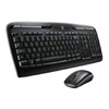 Logitech Wireless MK330 Black Keyboard with 3 Button Scroll Mouse