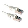 0.5M Xclio White CAT6A RJ45 Gigabit Ethernet Cable Snagless