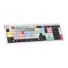 Logickeyboard Adobe Photoshop Keyboard, 127 Colour Coded Shortcut keys, Soft Touch keystokes, 2x USB Hubs        
