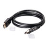 1M Club3D DisplayPort (Male) to DisplayPort 1.4 (Male) Cable, Locking Latches, 28AWG, Backwards Compatible, Black