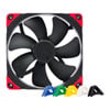 140mm Noctua NF-A14 PWM chromax.black.swap, 7 Blade, High Airflow Fan, 300-1500rpm, SSO2, Swappable Pads, 4-pin