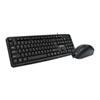 Xclio Home & Office G11 Slim Spill Resistant Keyboard and 3 Button Optical Scroll Mouse 1000dpi USB