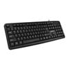 Xclio K11 Slim Spill Resistant Desktop Keyboard Small Office Home Office Black USB