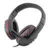 Xclio JD-032 Gaming Headset w/ Microphone, Red/Black,  Over Ear, In-Line Control, 3.5mm