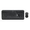 Logitech MK540 Advanced RF Wireless QWERTY UK English Keyboard and Mouse, Black