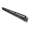 24 Port Xclio PPAN-24-C6-BB 19" UTP Cat5/6 Patch Panel