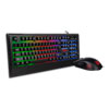 Tt Esports Thermaltake Challenger Combo, RGB Rainbow Gaming Membrane Keyboard with 6 Button 2400dpi Gaming Mouse