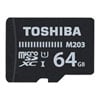 64GB Toshiba M203 MicroSDXC Memory Card, UHS-I Class 1 (U1), Class 10, 100MB/s Read, with SD Adapter