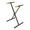 Gravity KSX 1 X-Form Keyboard Stand with Varifoot Levelling, Reinforced Connection Points, Interchangeable Colour Rings