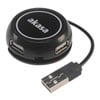 Akasa AK-HB-19BK Connect4C 4 Ports USB 2.0 HUB With Integrated Cable