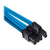 Corsair Premium Individually Sleeved 6+2pin PCIe (Dual Connector) Cables, Type4 Gen4, Blue, In-Line Capacitors