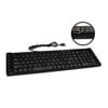 Xclio Slim Multimedia Soft Touch Quiet Spill Resistant Keyboard with 2 Port USB HUB