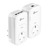 TP-LINK TL-PA8033P KIT 3-Port Gigabit Passthrough Powerline Kit,Upto 1300Mbps, 2x MIMO Technology