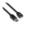 2M Club3D DisplayPort 1.4 (Male) to DisplayPort (Female) Extension Cable, HBR3, 8K@60Hz, Black