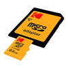 64GB Kodak MicroSDXC Memory Card, Class 10, 85MB/s Read, 25MB/s Write, inc. SD Adapter