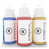 EK-CryoFuel Dye Pack, Red + Yellow + Blue Dyes, 340 Drop Bottles, Create Your Own Colour, Solid/Clear Coolant Compatible