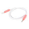 0.9M Griffin Premium 3.5mm (Male) to 3.5mm (Male) TRS Stereo Aux Cable, Flat, Tangle Free, White/Fluro Pink