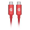 1.8M Griffin GP-041-RED USB-C to USB-C USB 3.1 Gen 1 Premium Durable Braided Charge/Sync Cable upto 65W Red